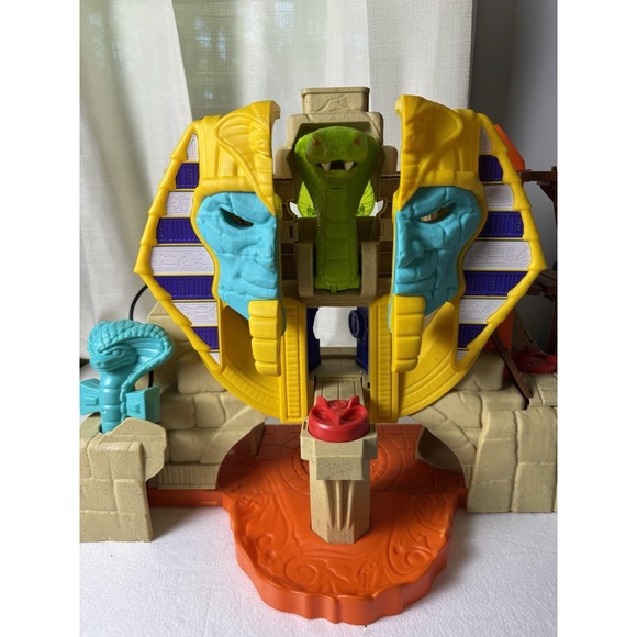 Imaginext Serpent Strike Egyptian Pyramid Sphinx Playset Pharaoh 2016 Works SU3 - Picture 5 of 7